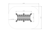 Commercial Grade Armed (Steel Core) Rope Structure - CANYON
