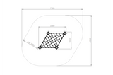 Commercial Grade Armed (Steel Core) Rope Structure - CUBE
