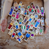My Family - Wooden People Set - The Freckled Frog