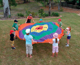 Large Target Parachute – 3.6m, 12 Handle Group Play Mat