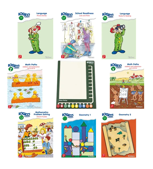 Logico PICCOLO Math Paths #2 Addition and Subtraction to 20. 16 Double-Sided Self Correcting Cards (6yrs+)