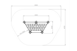 Commercial Grade Armed (Steel Core) Rope Structure - PODIUM