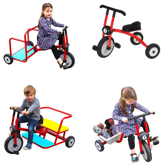 Set of 4 E Trikes - Cruiser, Striker, Chariot and Rickshaw