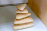 Large Wooden Pebble Stacker Set 15pcs