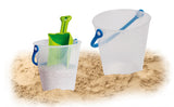 Transparent Bucket with Handle 16.5cmH