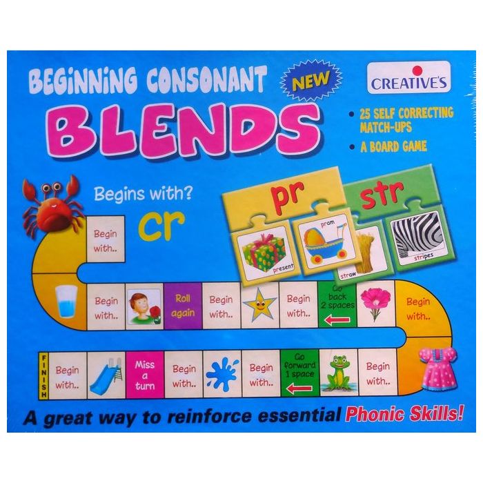 Beginning Consonant Blends Game Edu 21 Educational Toys And Resources 