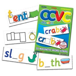 Ccvc Magnetic Word Strips - Edu-21 Educational Toys & Resources